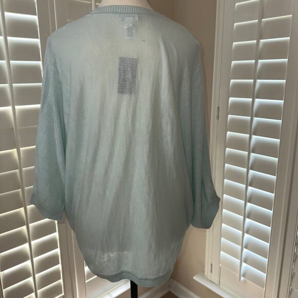 Beautiful Light Blue J. Jill Shrug Cardi - SIZE L - NEW - Picture 10 of 10